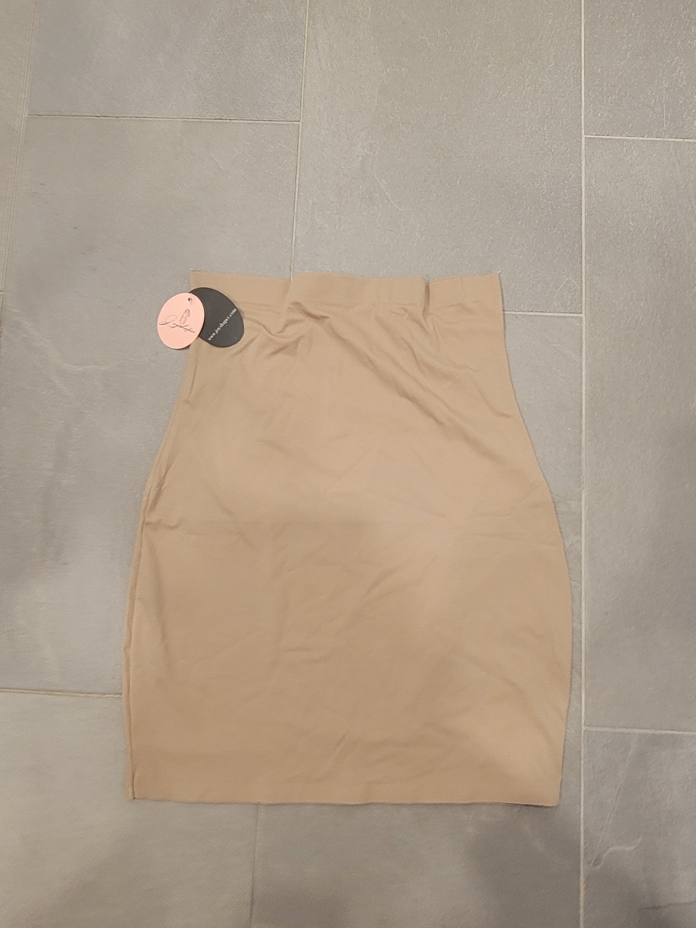 NWT - Women's High-Waist Beige Bodycon Shapewear - 2XL